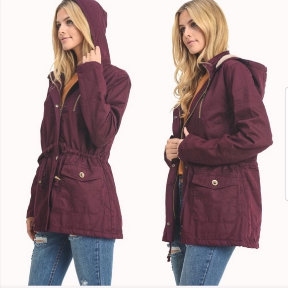 Anorak Parka with Fur Lining - Picture 3 of 4